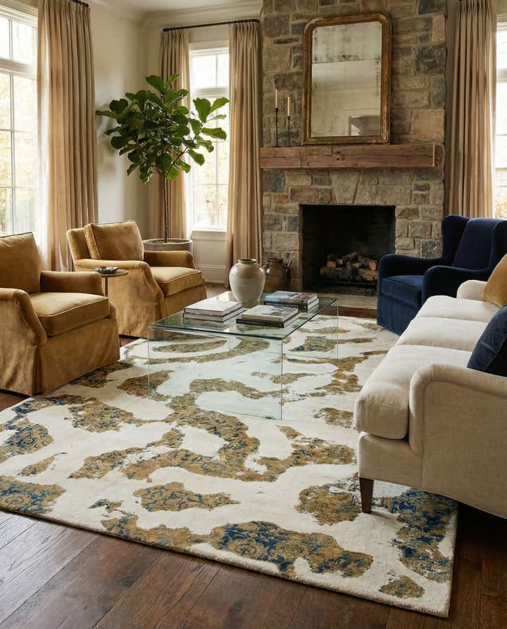 7' 6 x 11' Hand Knotted Ultra Vintage Persian Wool Rug