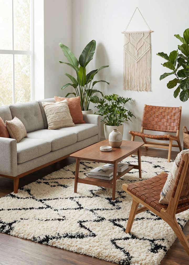 5' x 8' Infinity Shag Rug