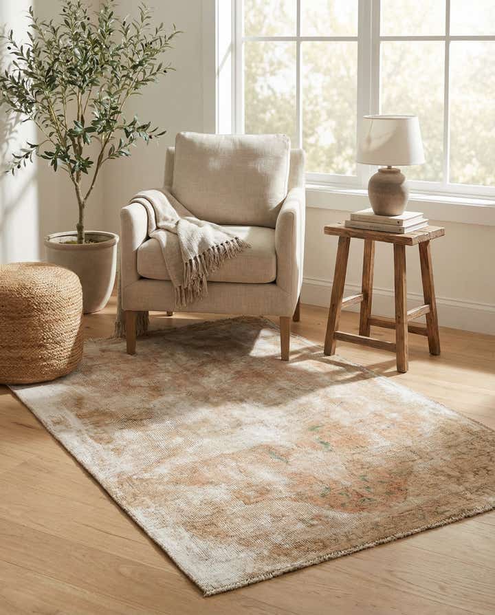 3' x 5' Hand Knotted Ultra Vintage Persian Wool Rug