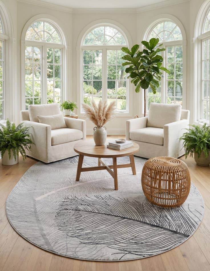 Detail image of 7' 10 x 10' Finsbury Oval Rug