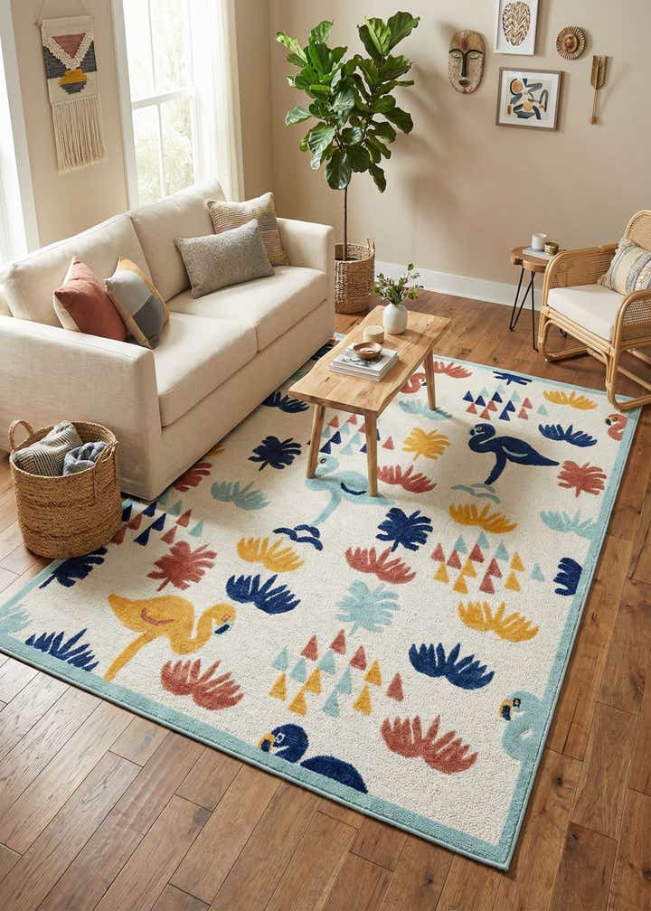 9' x 12' Easy-Clean Belize Indoor / Outdoor Rug