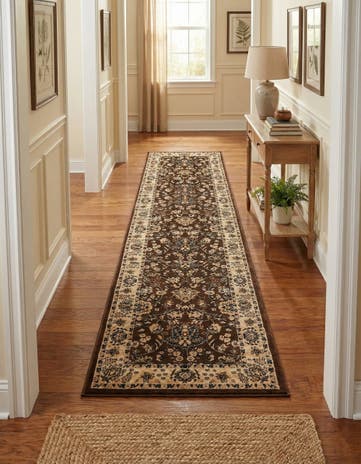 3' x 16' 5 Kashan Design Runner Rug