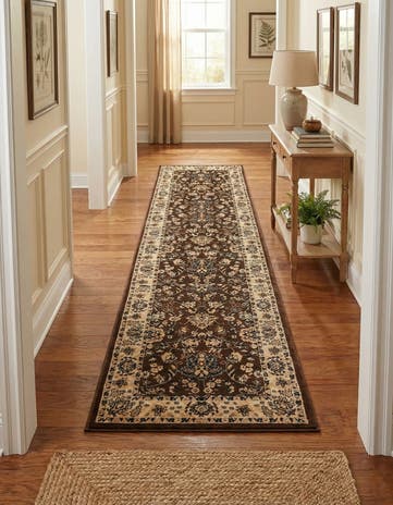 3' x 16' 5 Kashan Design Runner Rug