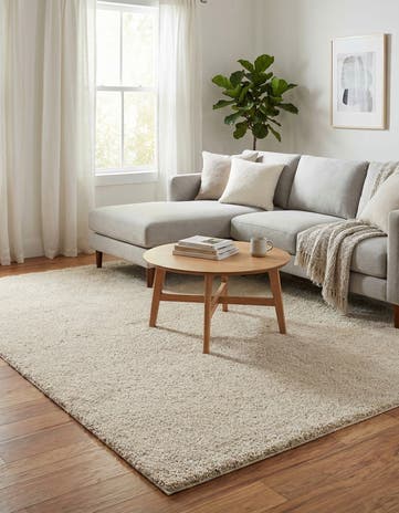 7' 10 x 10' Soft Solid Shag Rug