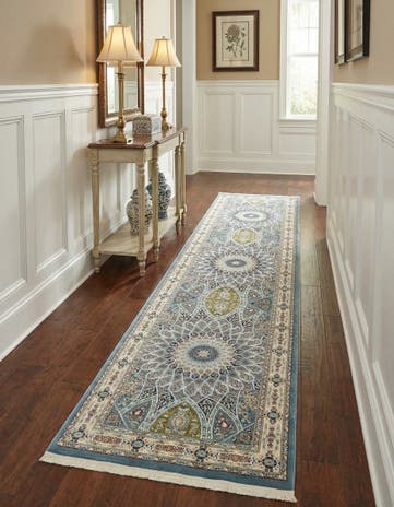 3' x 13' Nain Design Runner Rug