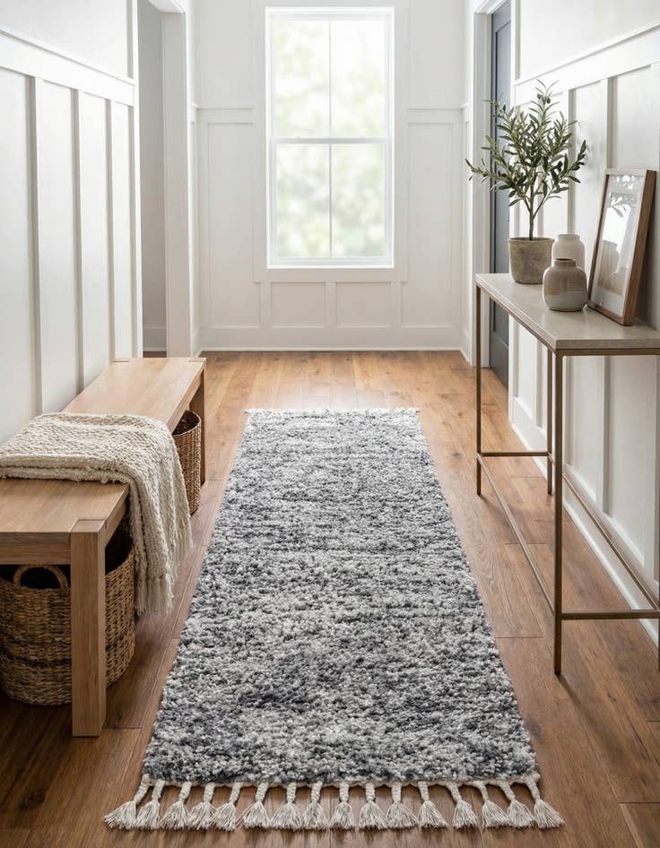 Detail image of 2' 7 x 8' 2 Lagom Shag Runner Rug