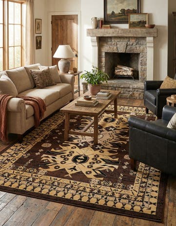 7' x 10' Heris Rug