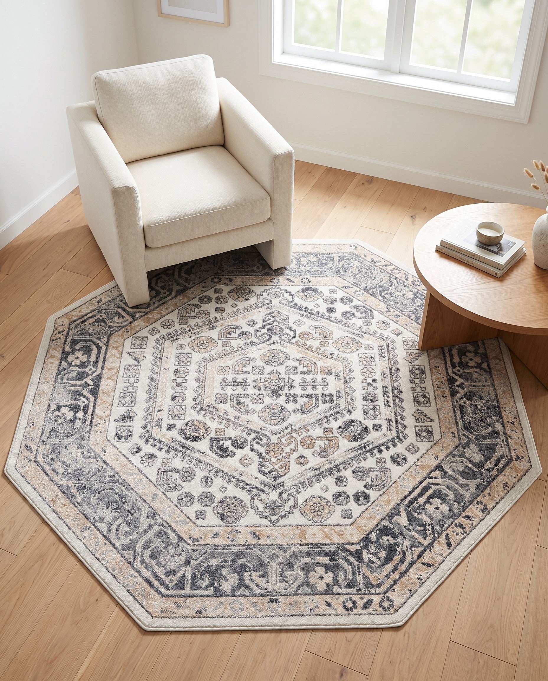 7' x 7' Aurelia Octagon Rug