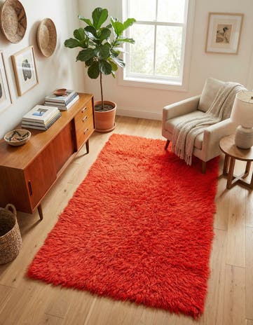3' 1 x 5' 3 Hand Knotted Moroccan Wool Rug