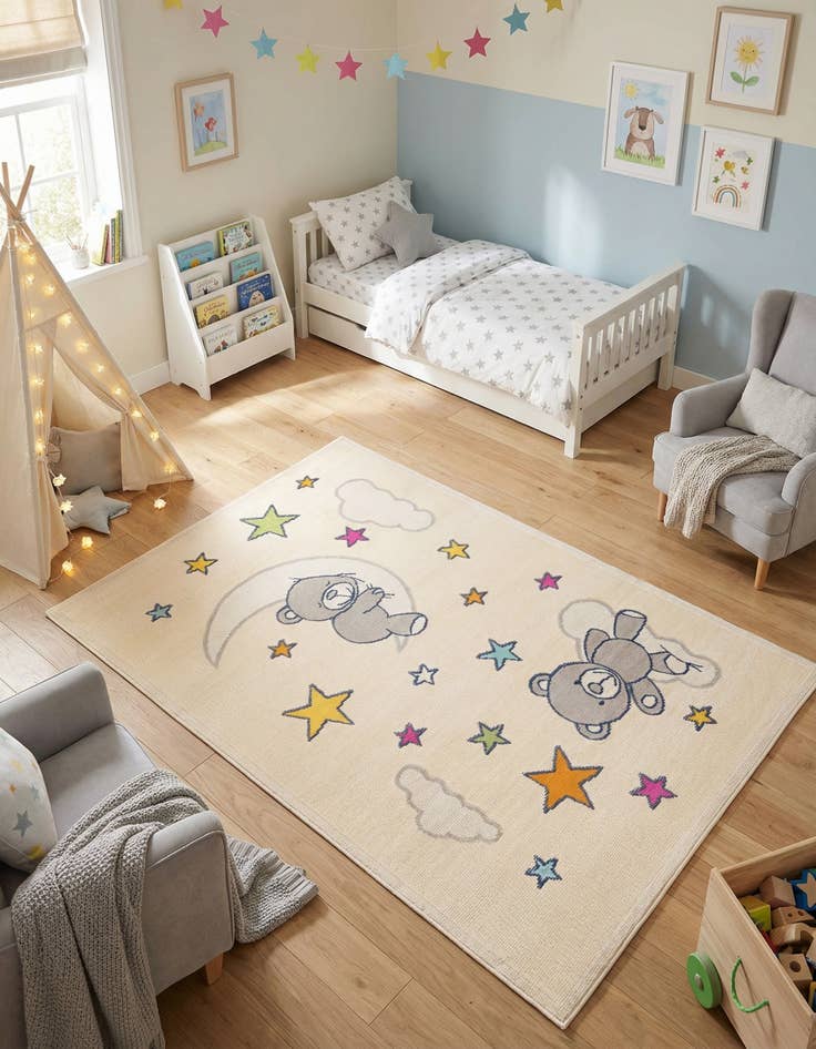 Detail image of 5' 3 x 7' 7  Washable  Indoor / Outdoor Rug