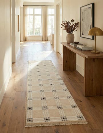 2' 7 x 12' 10 Hand Knotted Darya Wool Runner Rug
