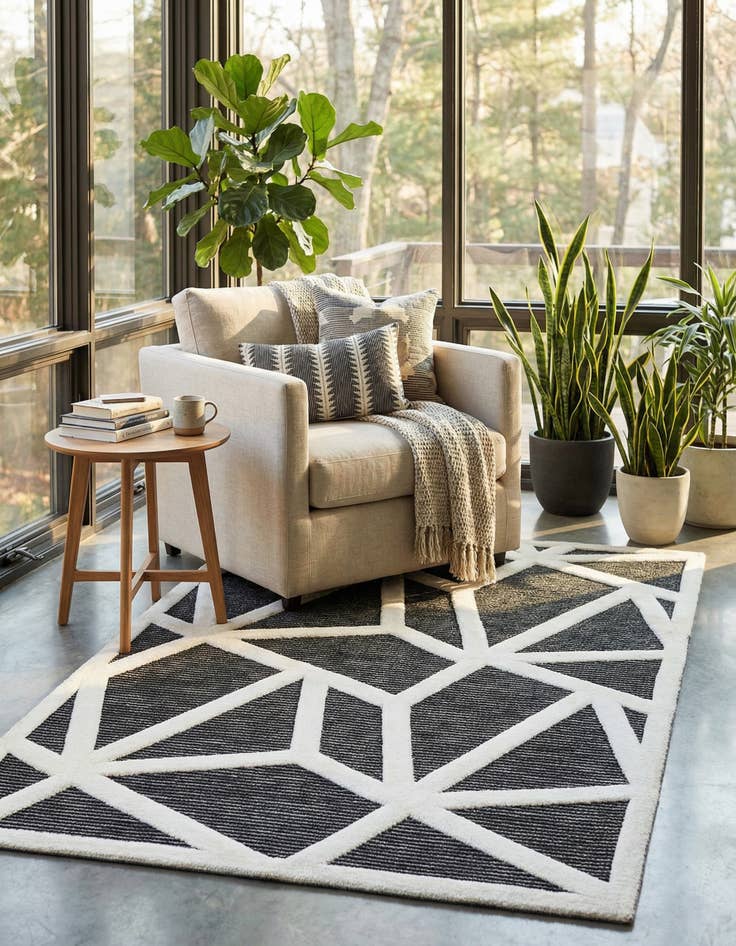 Detail image of 5' x 7' Prismatic Rug