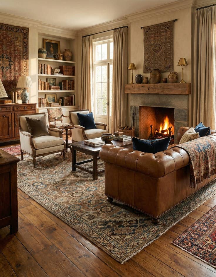 Detail image of 6' 9 x 10' Vintage Wool Rug