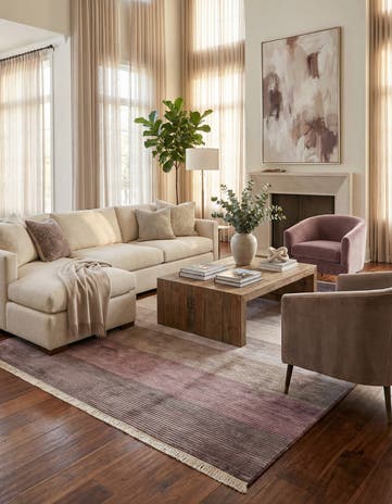 6' 7 x 9' 10 Hand Knotted Darya Wool Rug