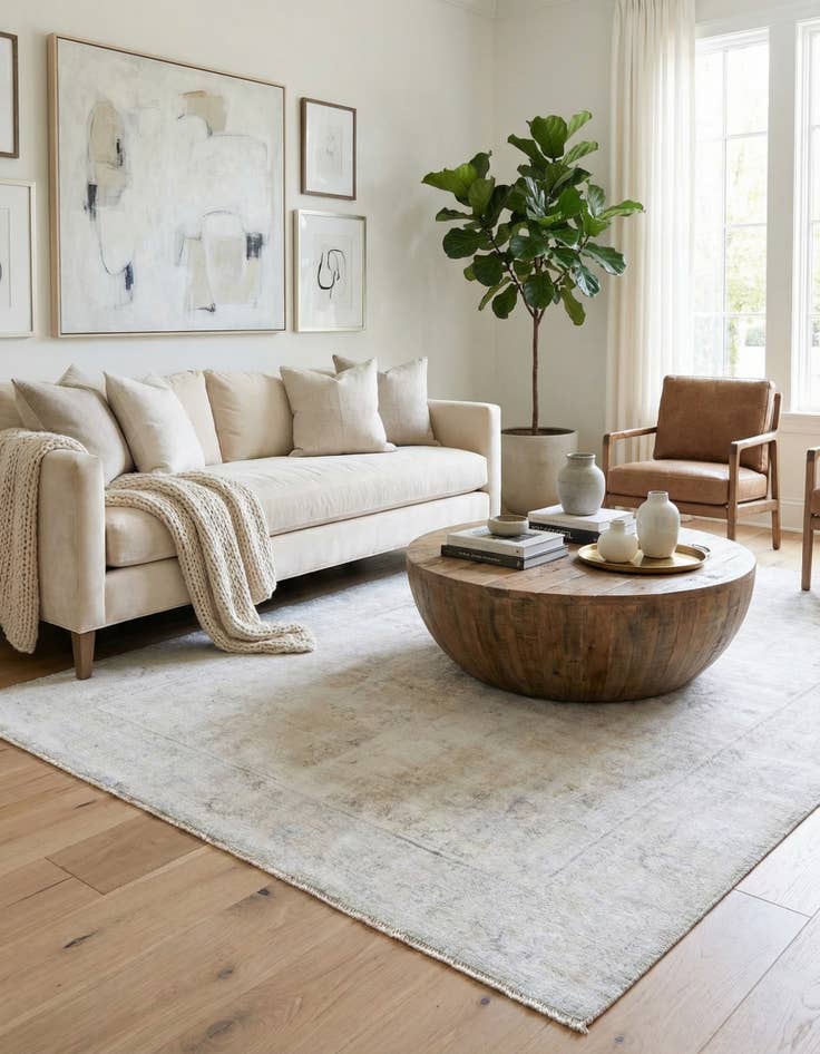 Detail image of 7' 5 x 10' 6  Hand Knotted Ultra Vintage Persian Wool Rug