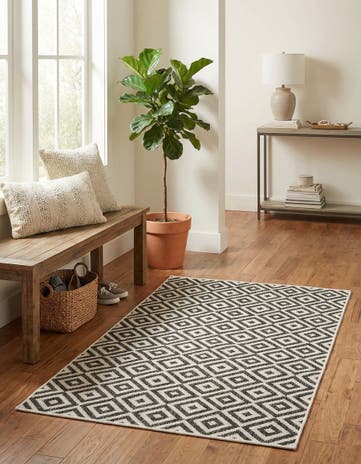 3' x 5' 3 Easy-Clean Jill Zarin Costa Rica Indoor / Outdoor Rug