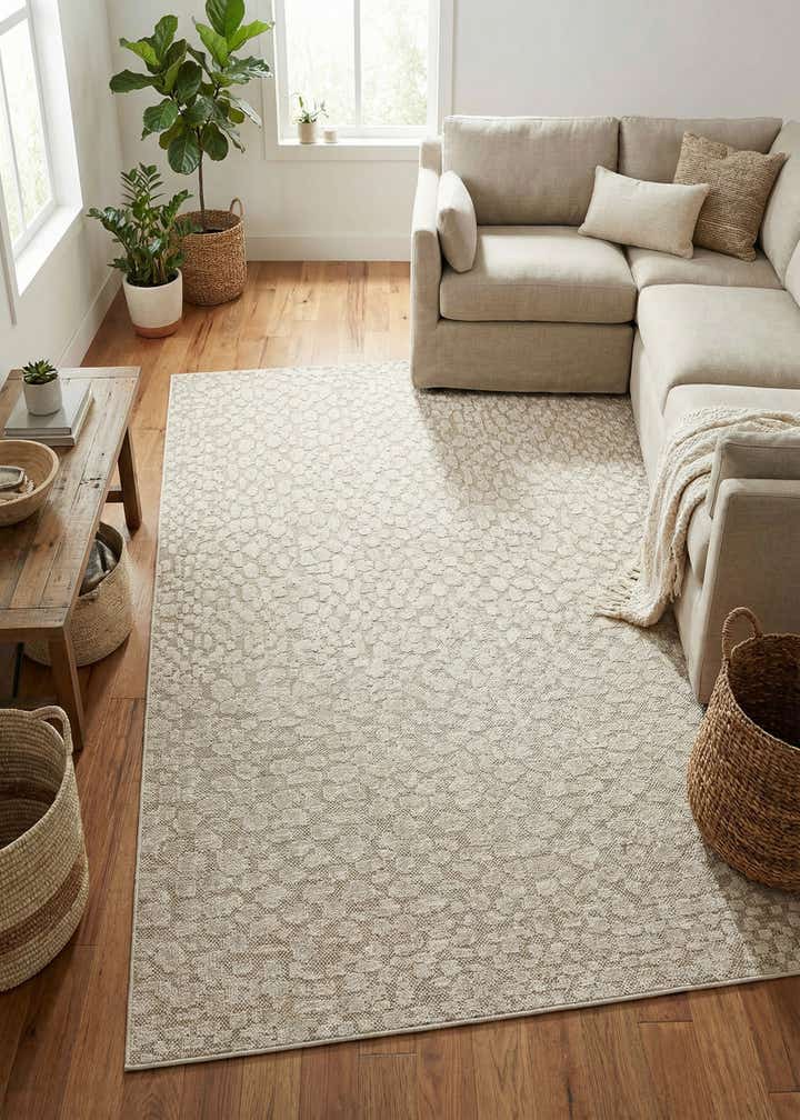 9' x 12' Easy-Clean Safari Indoor / Outdoor Rug