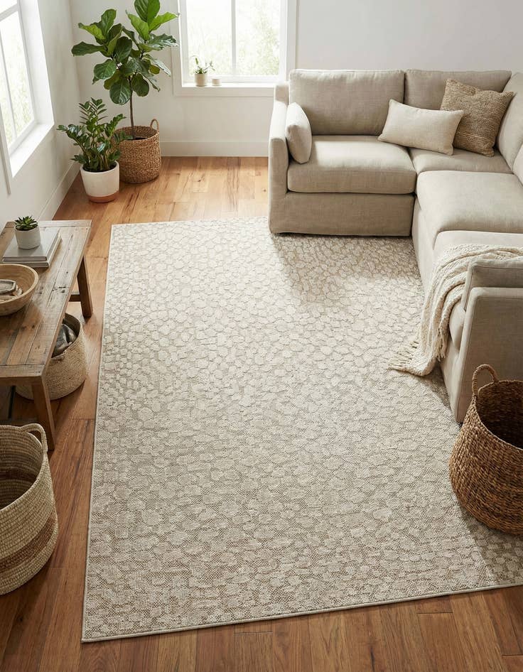 Detail image of 9' x 12' Easy-Clean Safari Indoor / Outdoor Rug