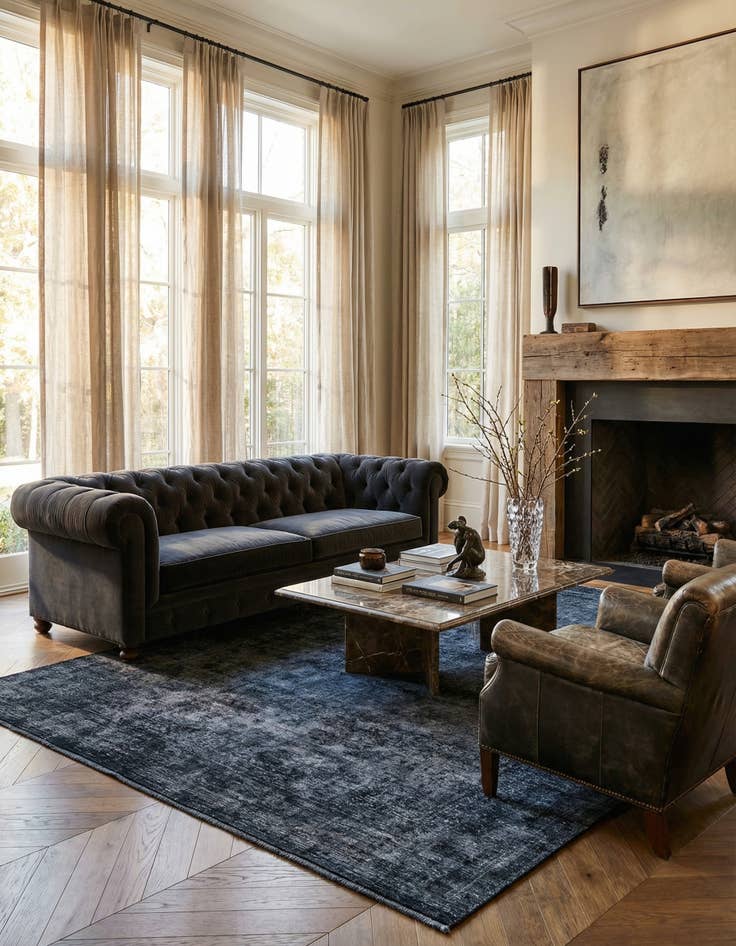 Detail image of 8' 2 x 11' 2  Hand Knotted Ultra Vintage Persian Wool Rug