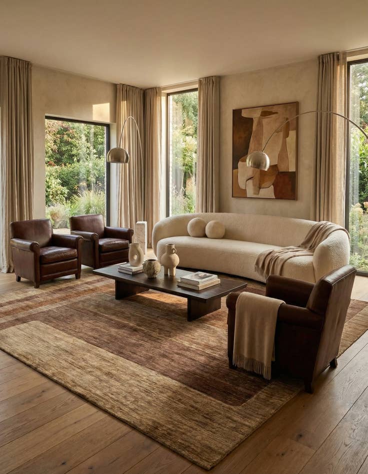 Detail image of  6' 8 x 9' 8 Juma Wool Rug