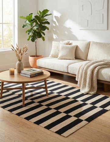 3' 5 x 4' 10 Hand Woven Kilim Modern Wool Rug