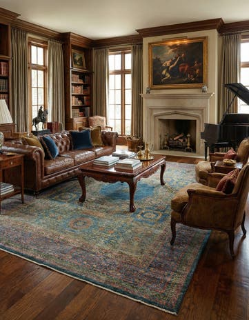 8' 2 x 11' 5 Hand Knotted Mamluk Rug