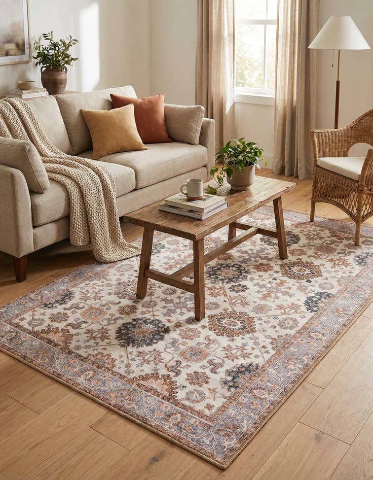 Detail image of 3' 6 x 5' 6 Timeless Rug