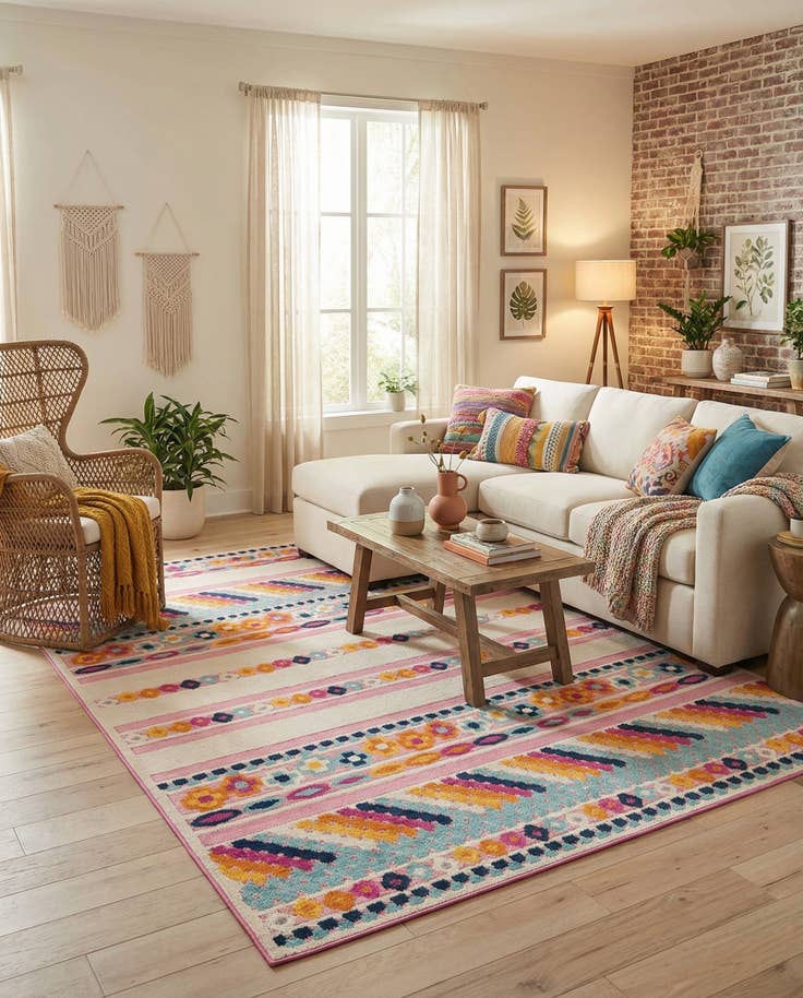 Detail image of 7' x 10' Easy-Clean Aruba Indoor / Outdoor Rug