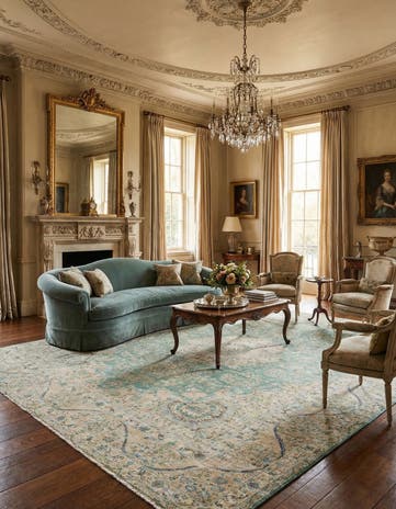 9' 9 x 12' 8 Vintage Royal Wool Rug