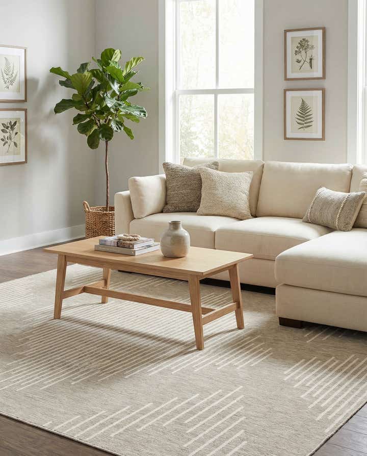 10' x 13' Easy-Clean Modern Indoor / Outdoor Rug