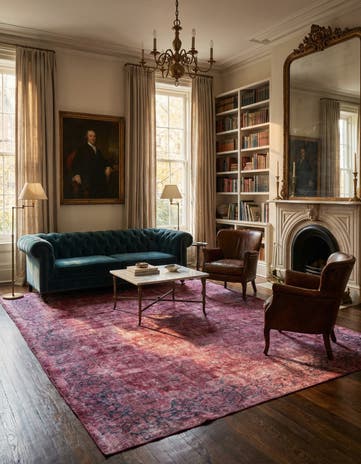 8' 7 x 12' 10 Hand Knotted Ultra Vintage Persian Wool Rug