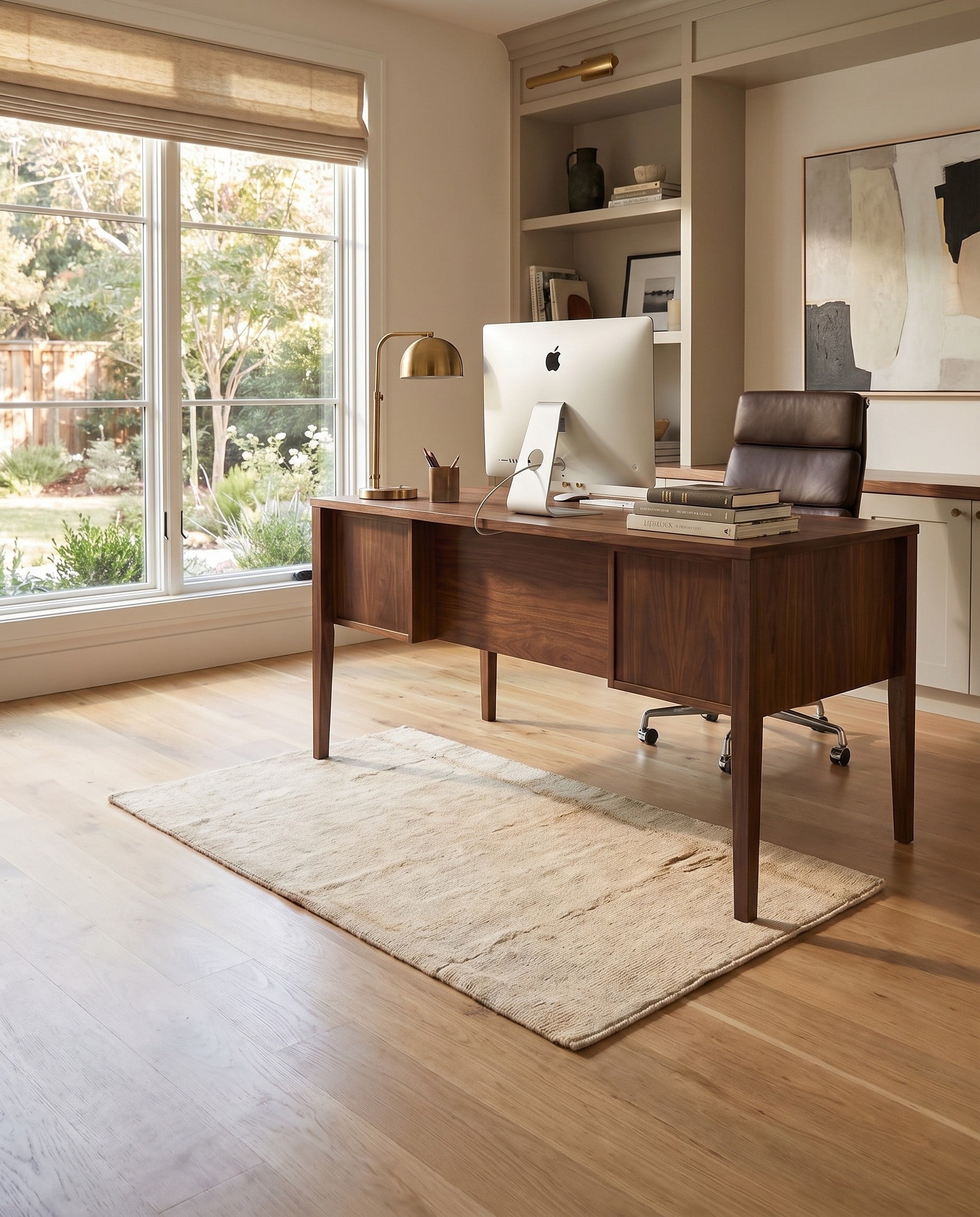 3' 8 x 6' 8 Hand Knotted Kashkuli Gabbeh Wool Rug