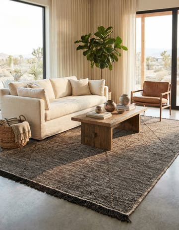 5' 10 x 7' 7 Hand Knotted Moroccan Wool Rug