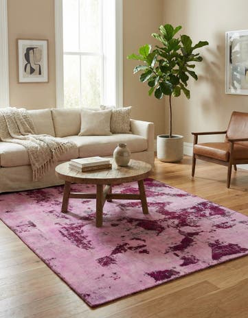 5' 2 x 7' 8 Hand Knotted Ultra Vintage Persian Wool Rug