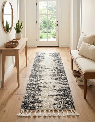 2' 7 x 12' Serenity Shag Runner Rug