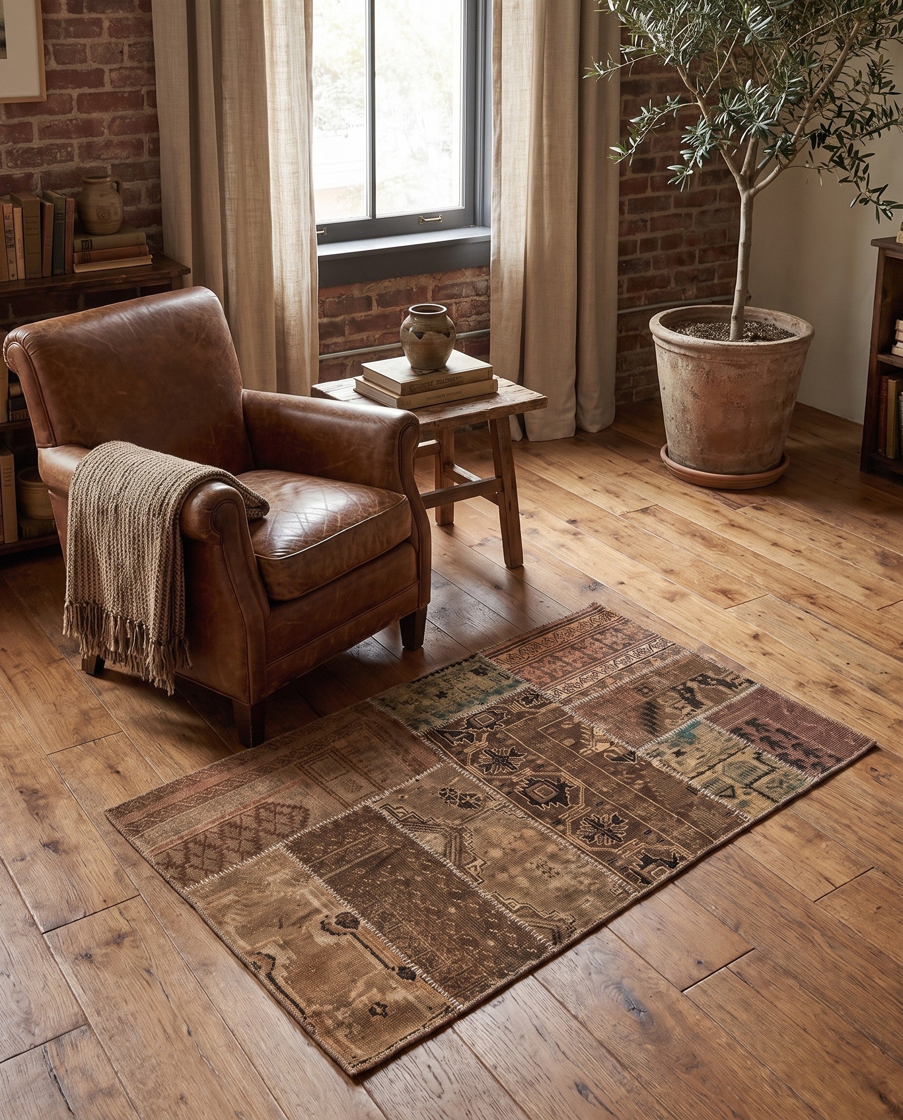 3' 3 x 5' 3 Hand Knotted Ultra Vintage Persian Wool Rug