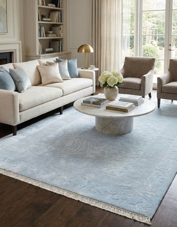 5' 7 x 7' 10 Hand Knotted Darya Wool Rug