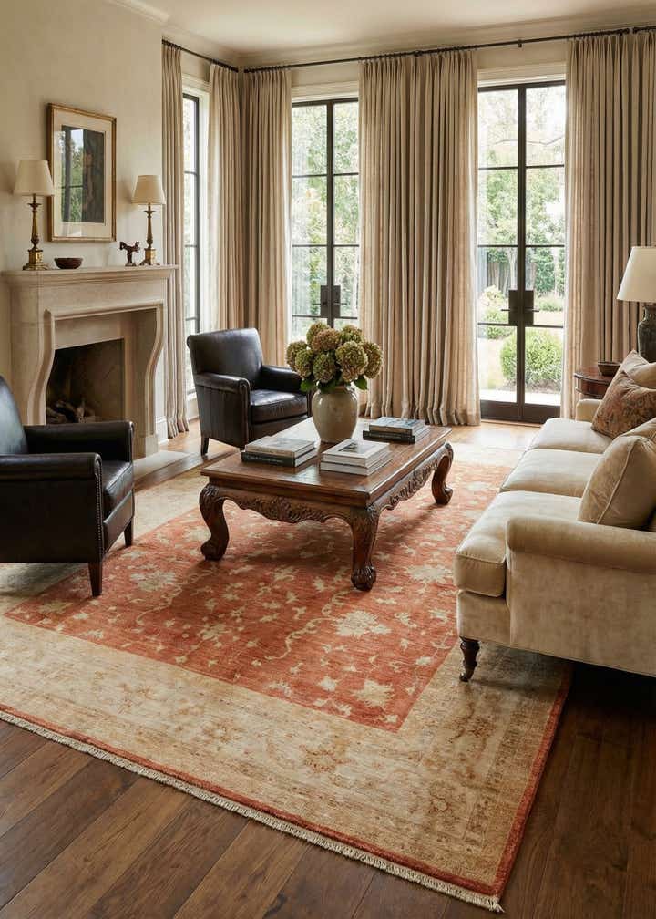 8' x 11' 2 Hand Knotted Peshawar Ziegler Oriental Rug