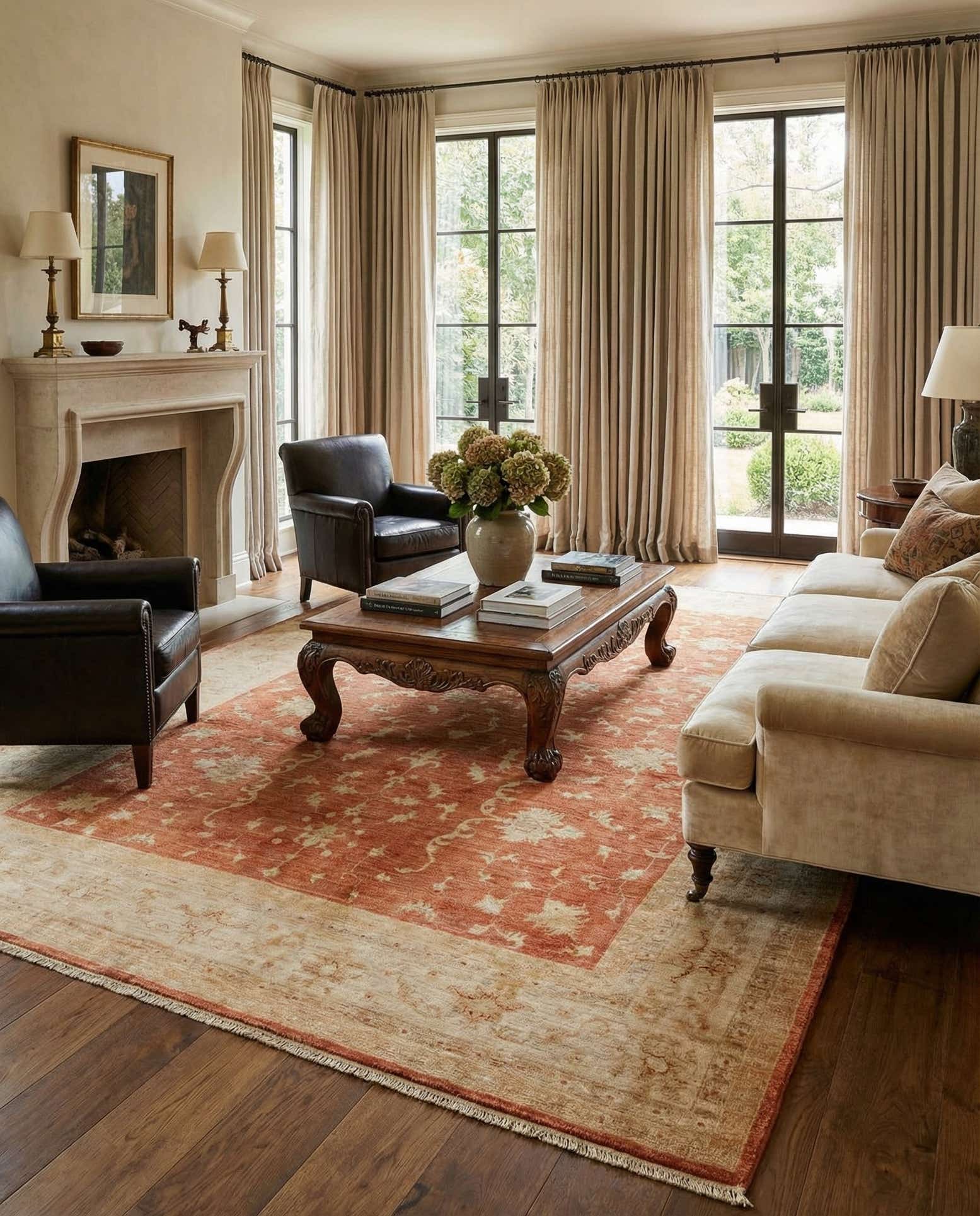 8' x 11' 2 Hand Knotted Peshawar Ziegler Oriental Rug