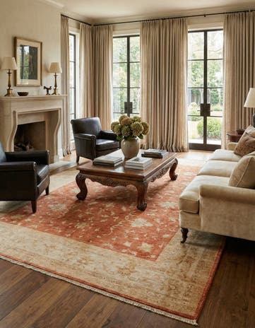 8' x 11' 2 Hand Knotted Peshawar Ziegler Oriental Rug