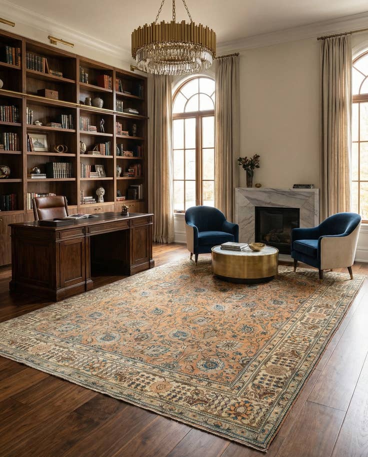 Detail image of 9' 9 x 12' 6 Tabriz Rug