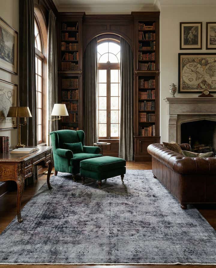8' 11 x 12' 10 Vintage Wool Rug
