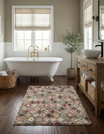 3' 3 x 4' 9 Hand Knotted Balouch Wool Rug