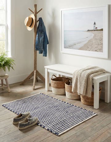 2' 1 x 3' Hand Woven Seaside Pearl Jute Rug