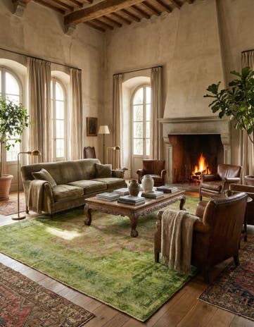 9' 10 x 13' 6 Hand Knotted Ultra Vintage Persian Wool Rug