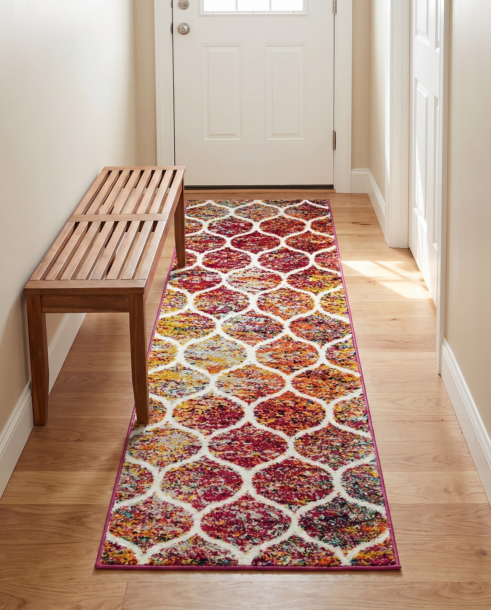 2' x 6' Trellis Frieze Runner Rug