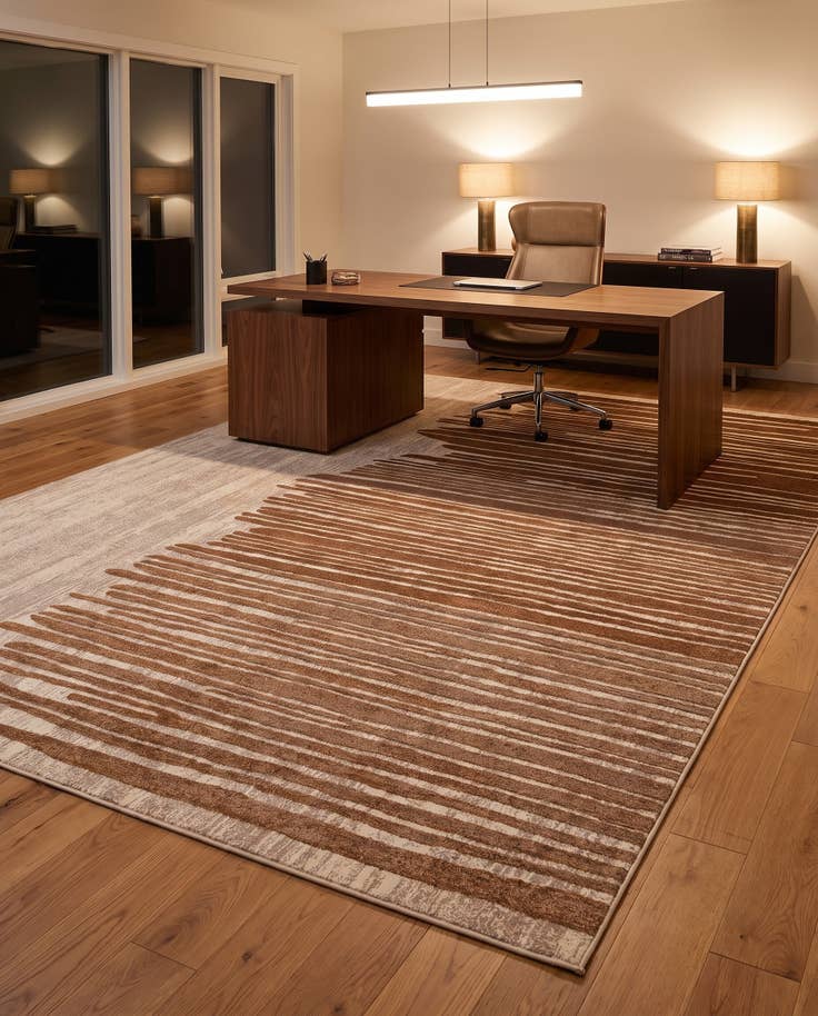 Detail image of 9' x 12' Easy-Clean Modern Indoor / Outdoor Rug