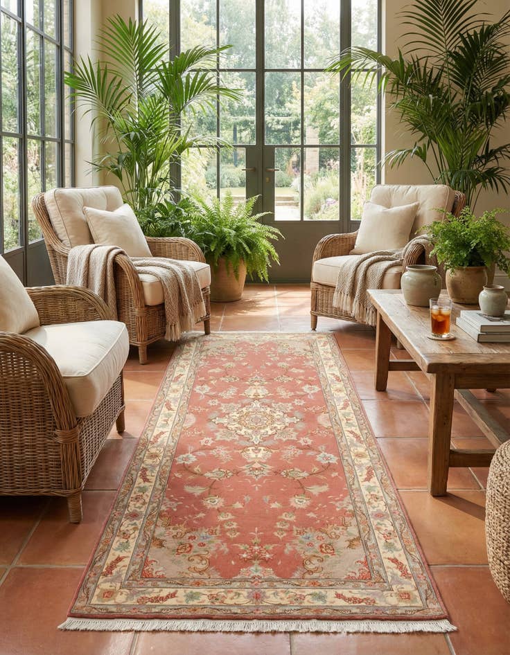 Detail image of 2' 10 x 7' 4 Tabriz Runner Rug