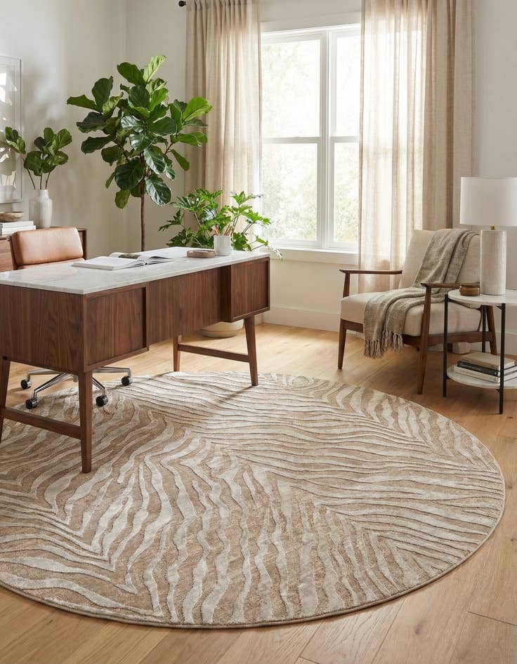 Detail image of 7' 10 x 7' 10 Finsbury Round Rug