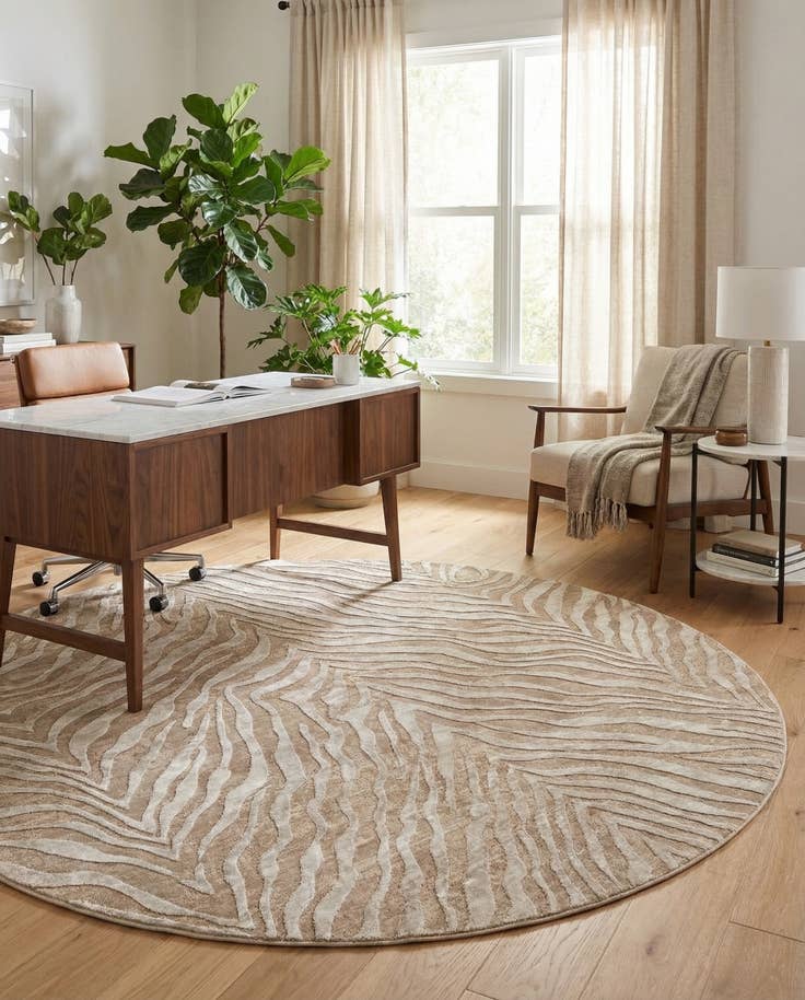 Detail image of 7' 10 x 7' 10 Finsbury Round Rug
